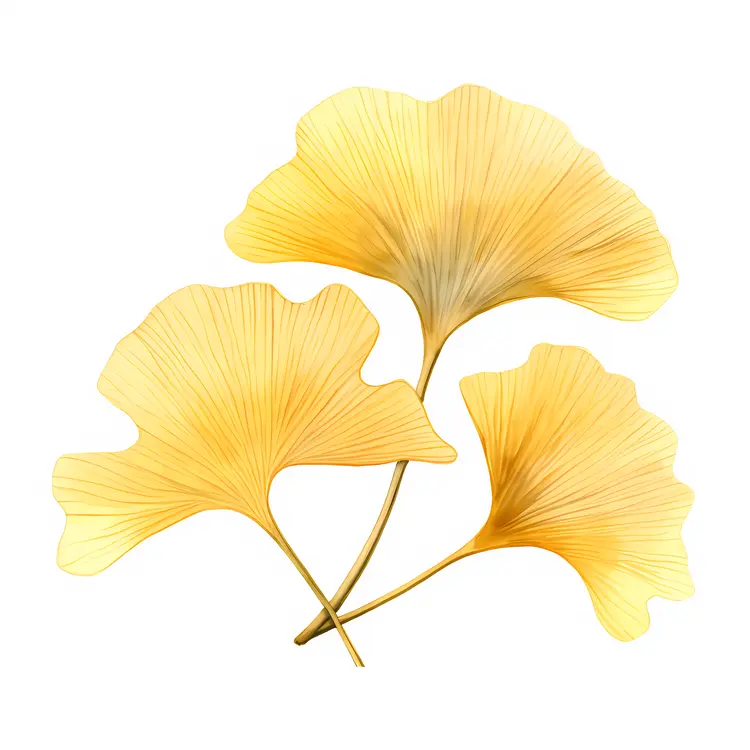Yellow Ginkgo Leaves