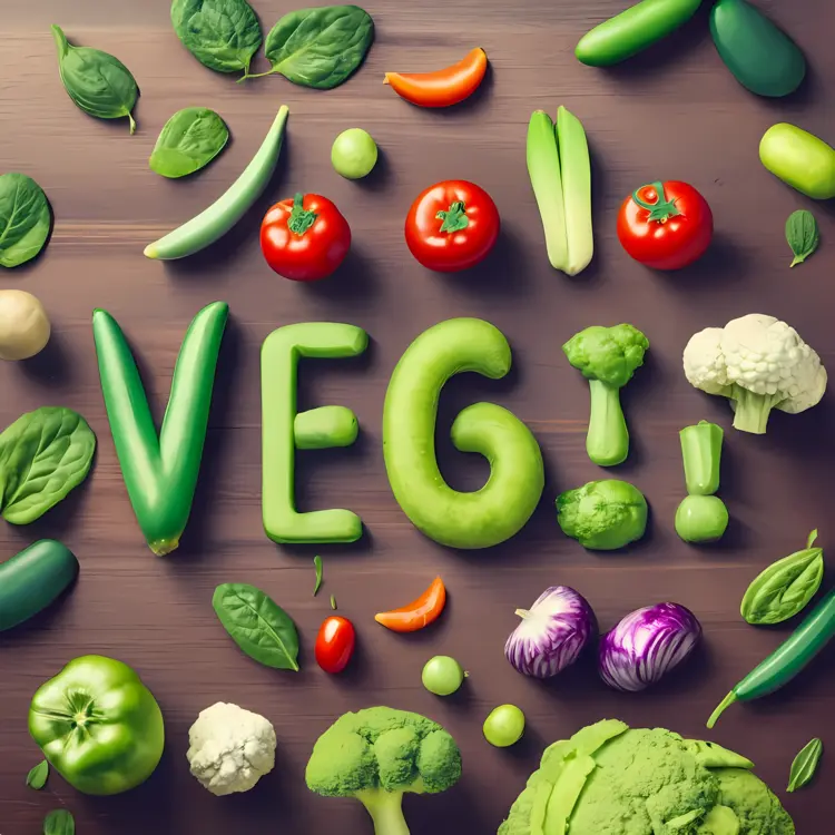 Fresh Vegetables Display