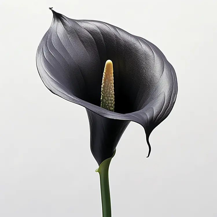Elegant Black Calla Lily Flower