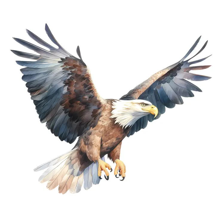 Majestic Eagle in Flight