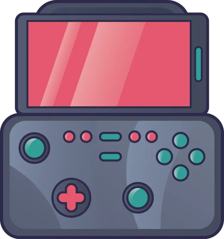 Portable Gaming Console with Screen