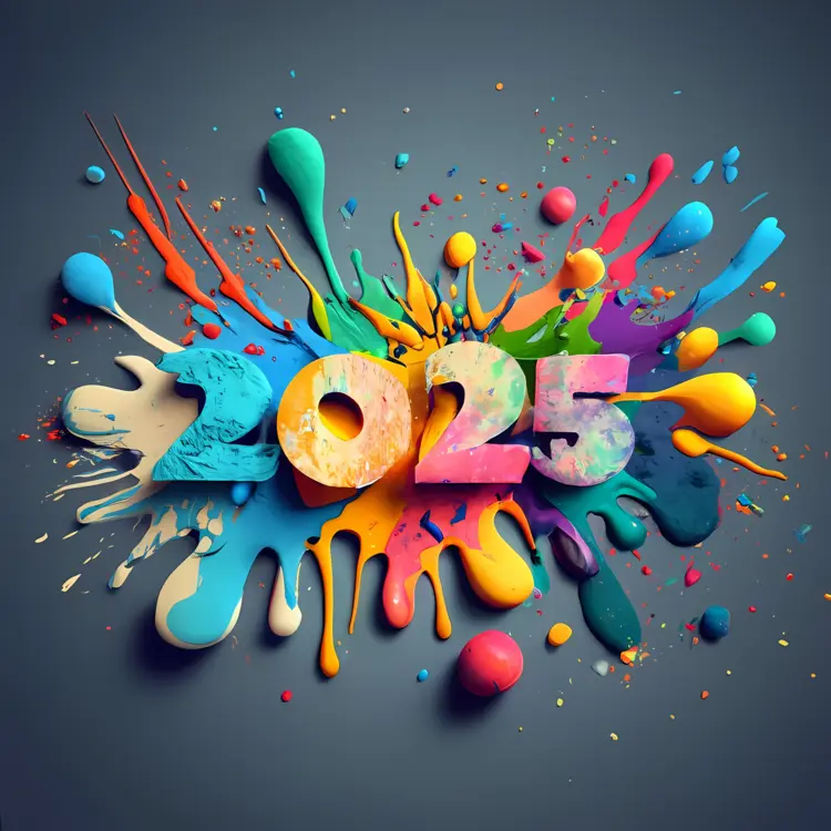Colorful 2025 Splash Art