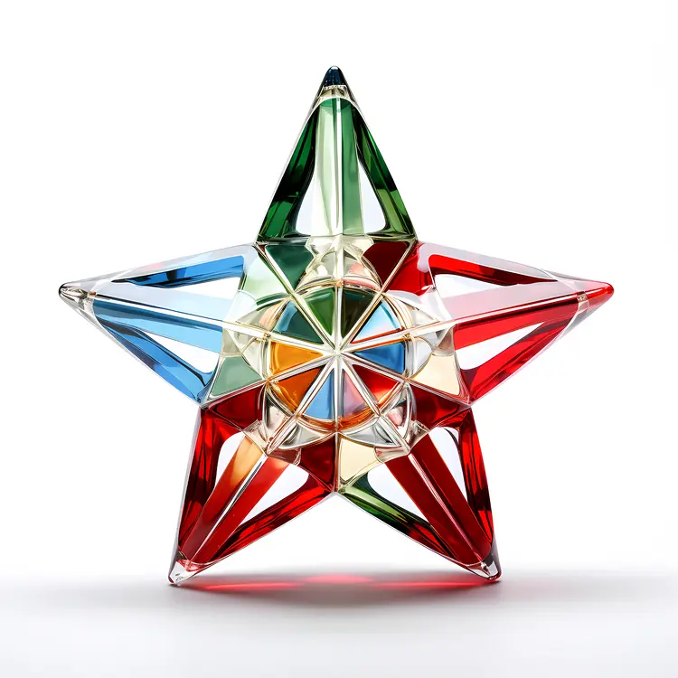 Colorful Glass Star
