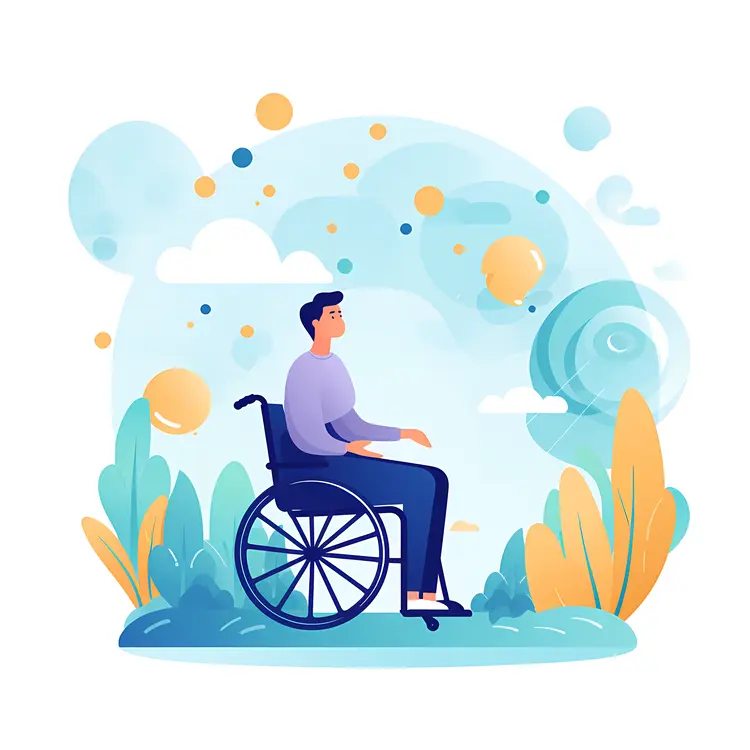 Person in Wheelchair Enjoying Nature