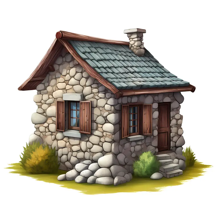 Small cute doodle house