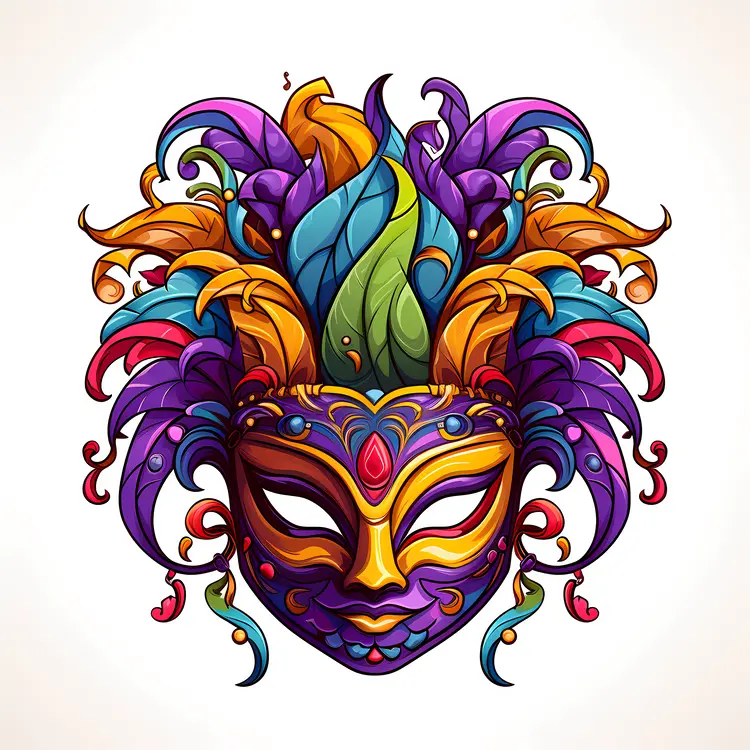 Colorful Mask for Carnival