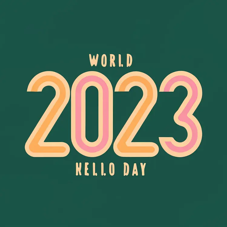 World Hello Day 2023 Text