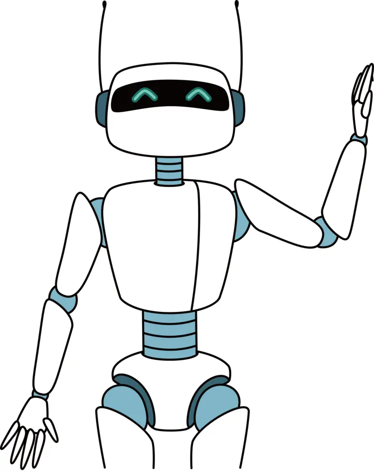 Waving Robot with Antenna
