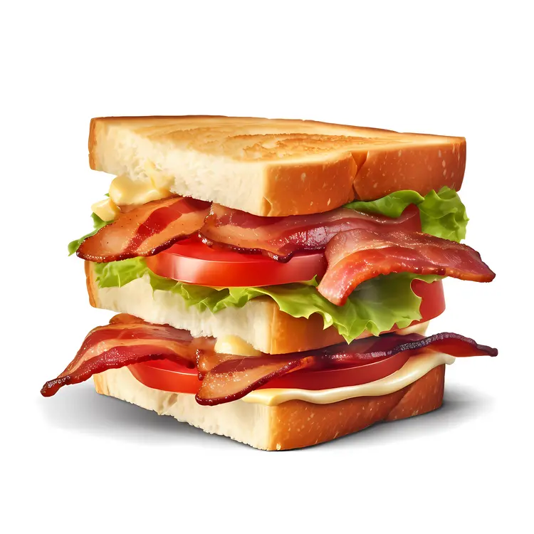 Mouth-watering bacon sandwich