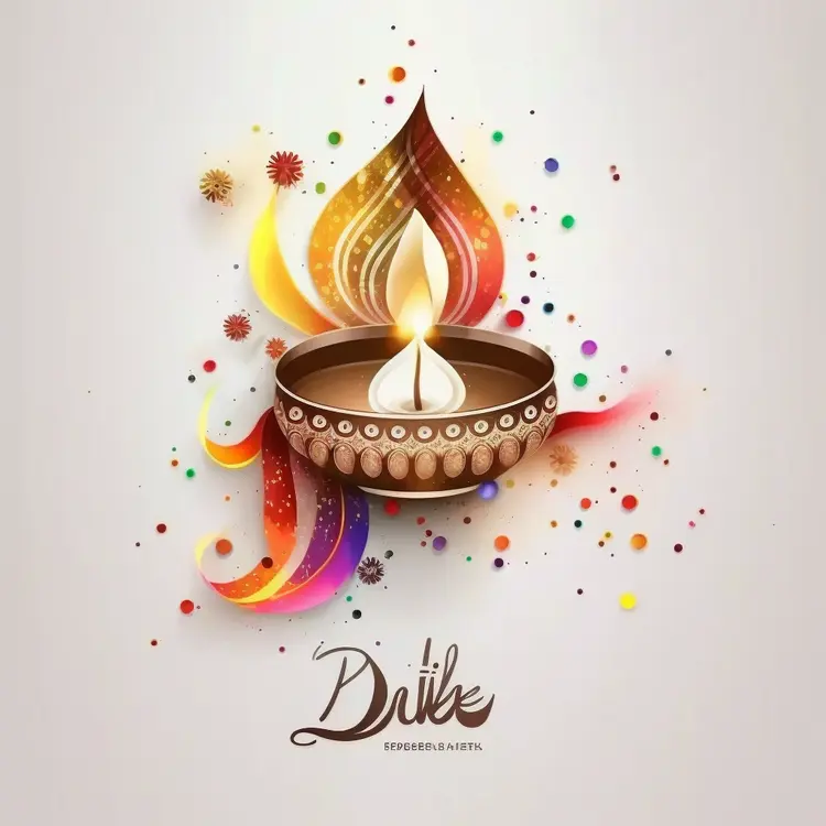Beautiful Diya Lamp for Diwali Celebration