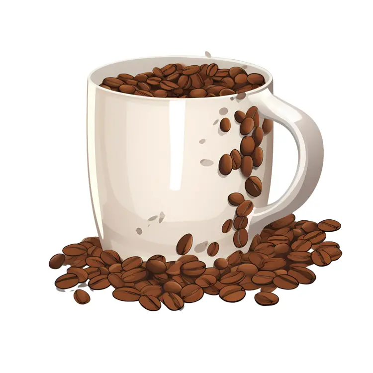 Beautiful cups for boss day concept