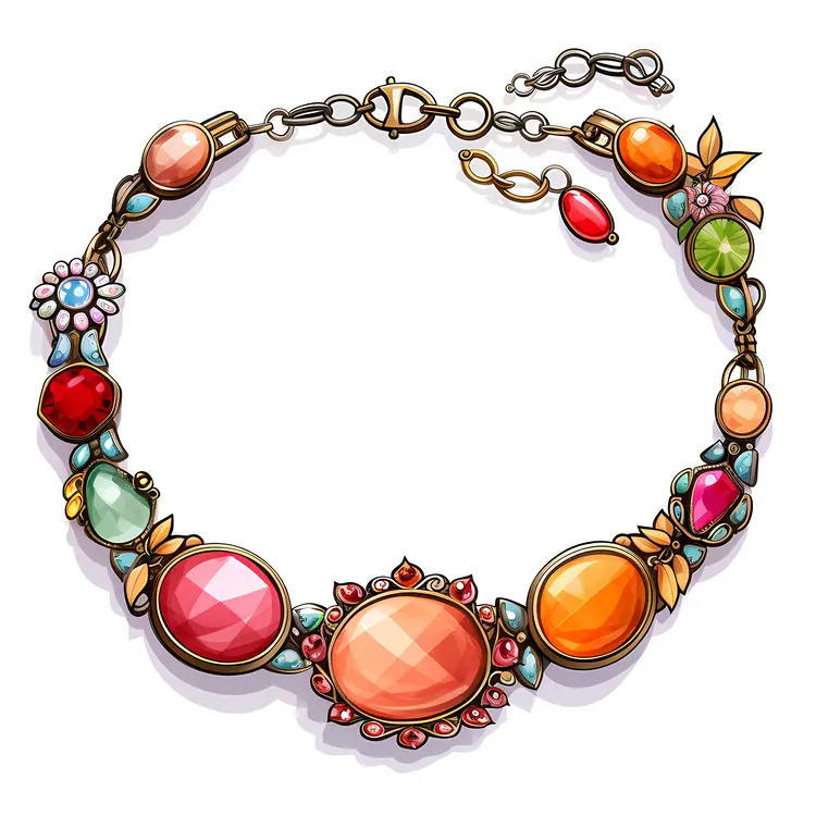 Colorful Gemstone Bracelet