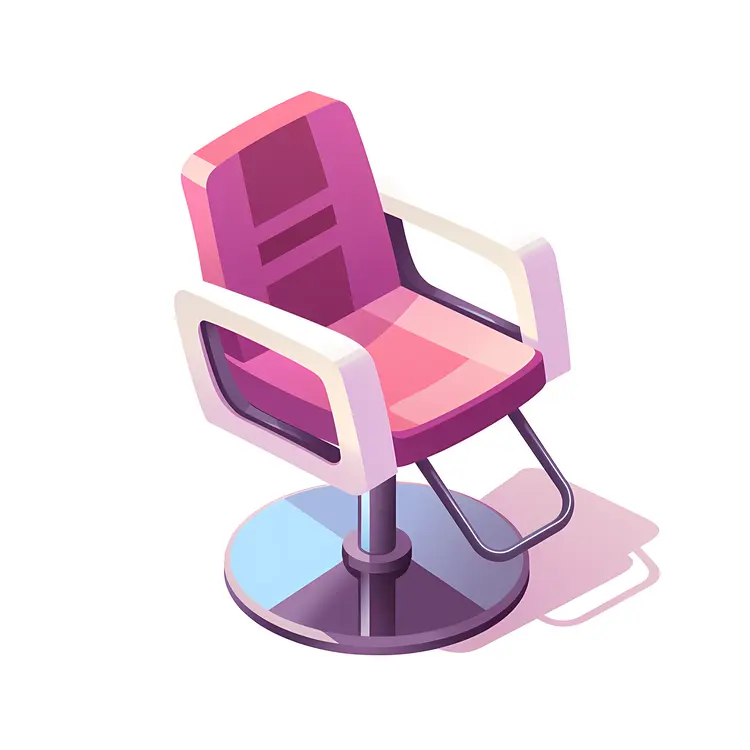 Pink Salon Chair for Beauty Treatments