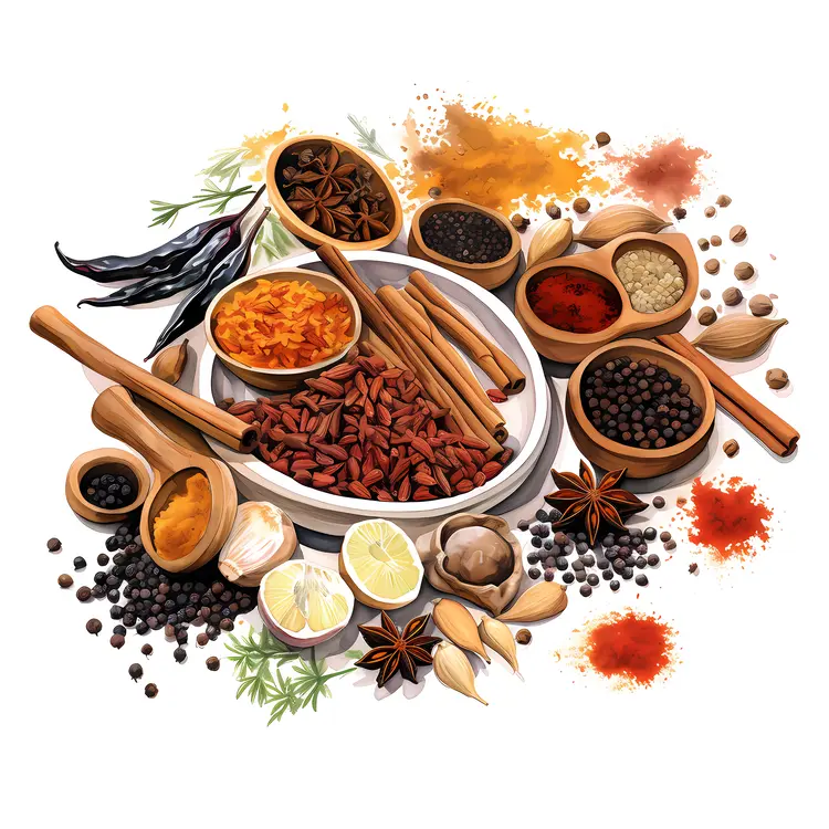 Assorted Spices and Herbs