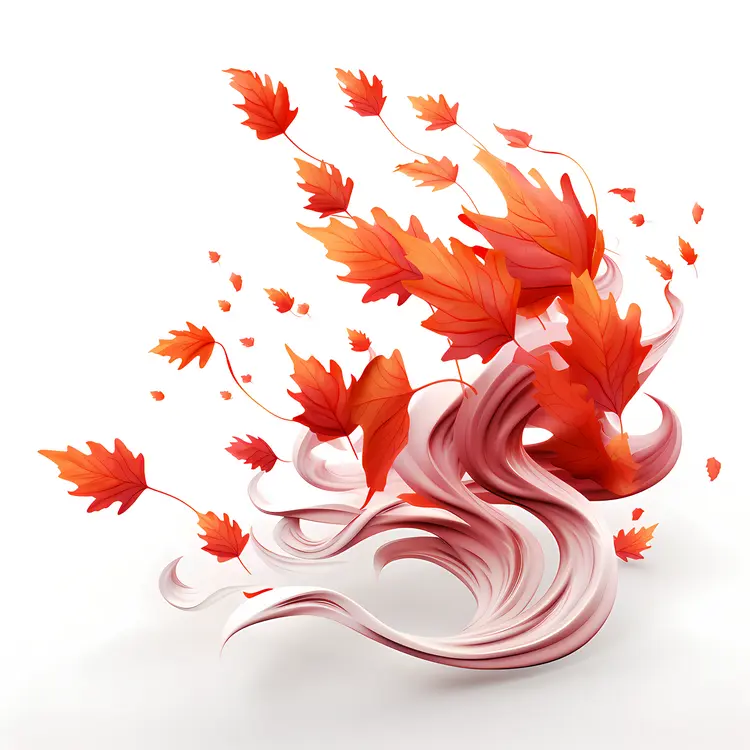 Red Autumn Leaves