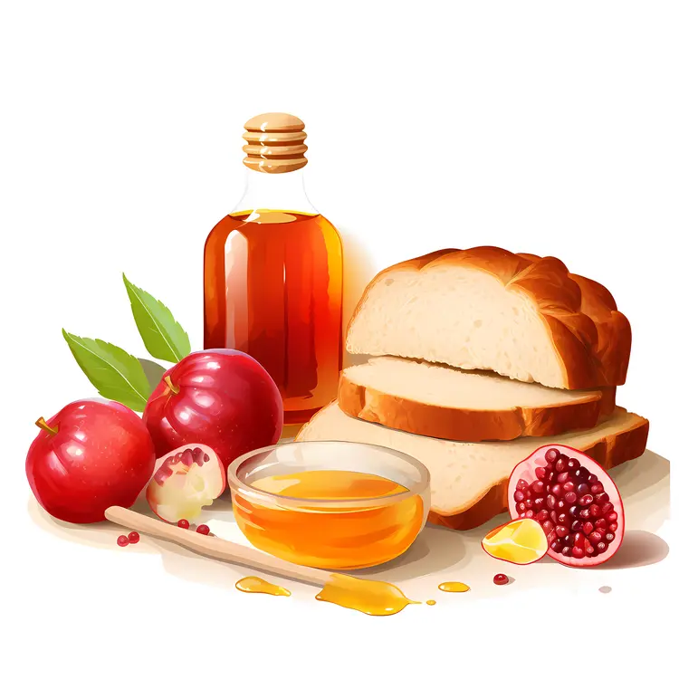Honey and Apples for Rosh Hashanah Celebration