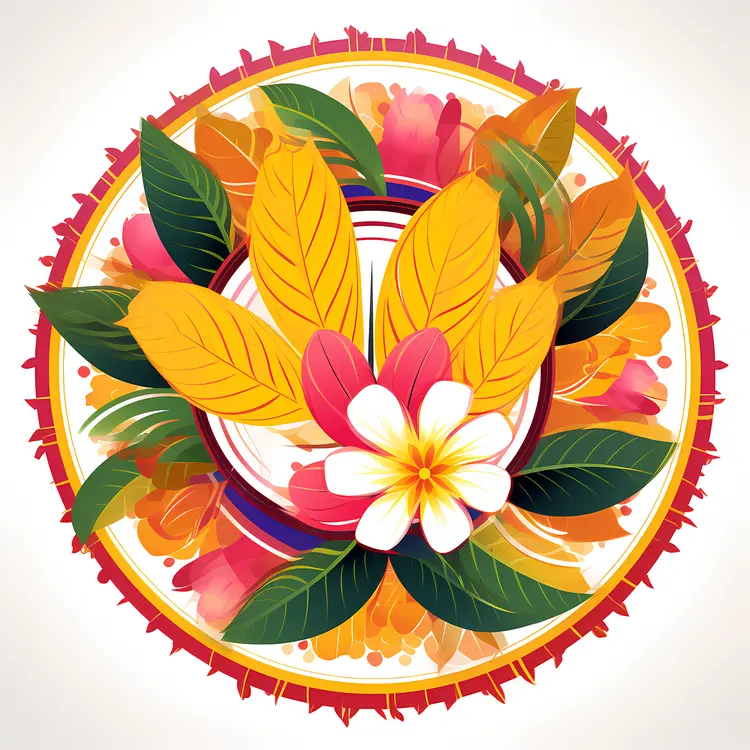Colorful Floral Arrangement for Festive Decoration