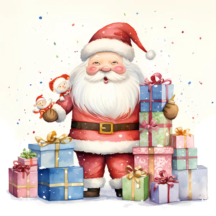 Santa Claus with Gifts