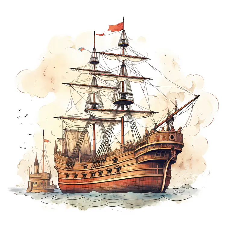 Vintage Sailing Ship