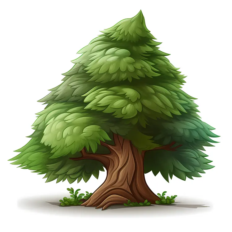 Beautiful Green Tree Illustration