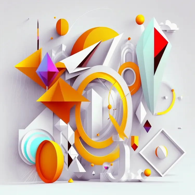 Colorful Geometric Abstract Art