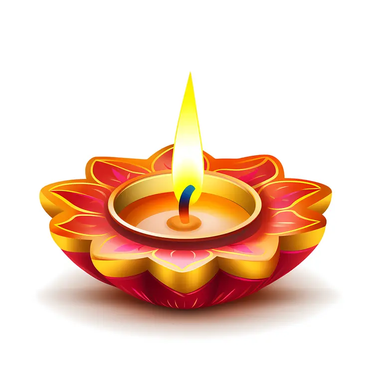 Traditional Diya Lamp for Diwali