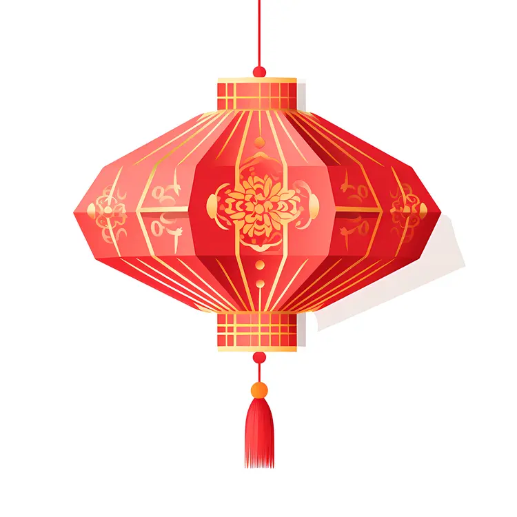 Traditional Red Lantern for Chinese New Year