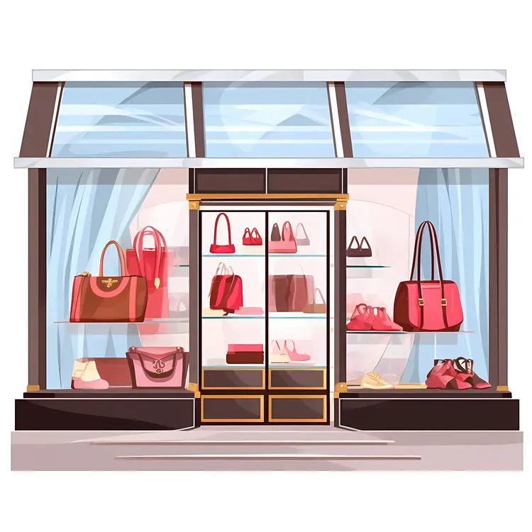 Fashion Accessories Shop Window Display
