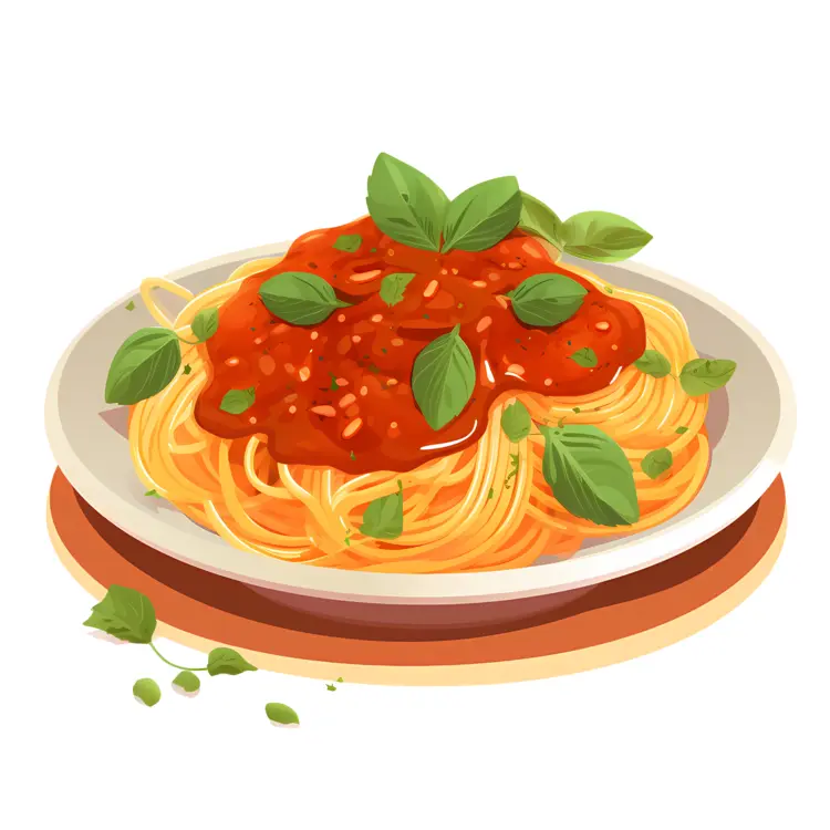 Classic Spaghetti with Rich Tomato Sauce
