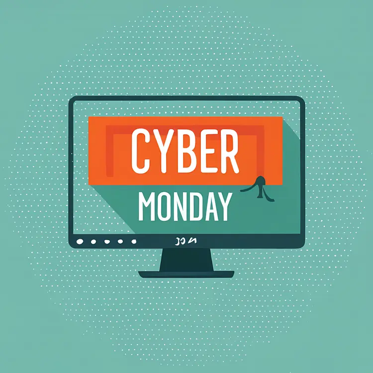 Cyber Monday Sale Sign