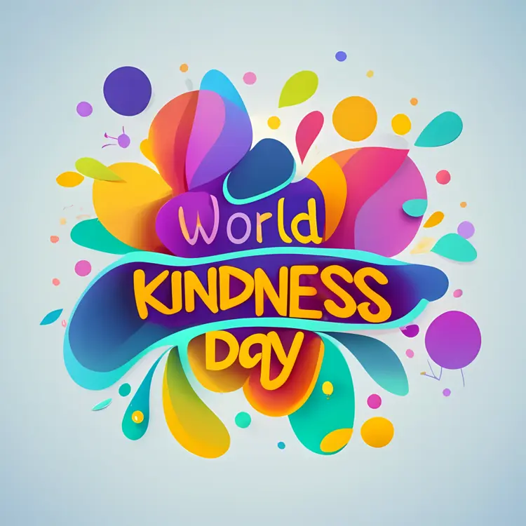 Colorful World Kindness Day Illustration