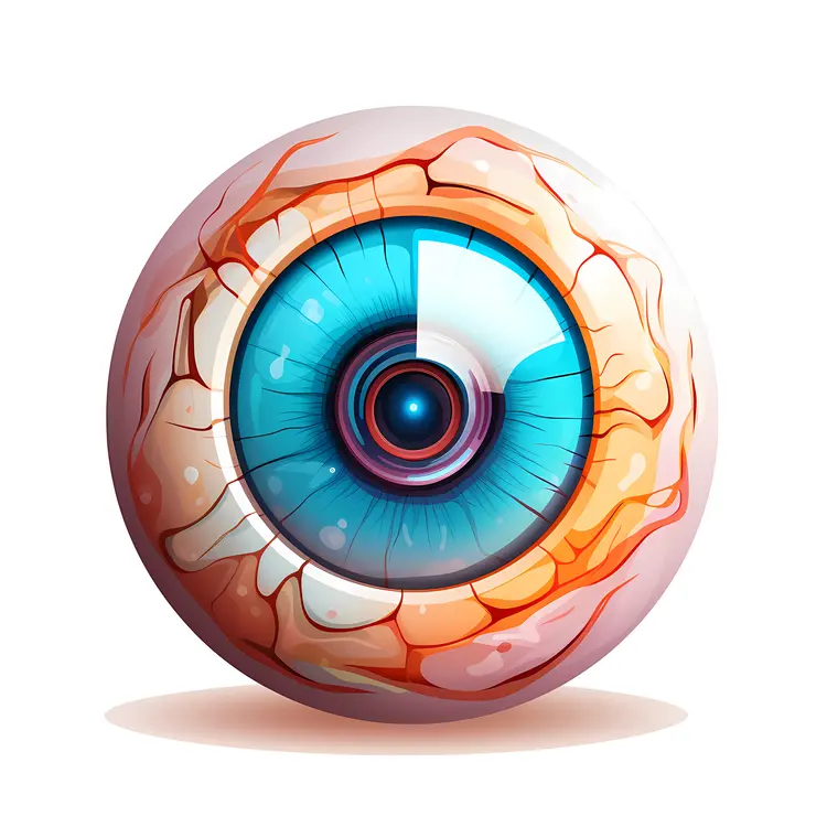 Detailed Eyeball Illustration