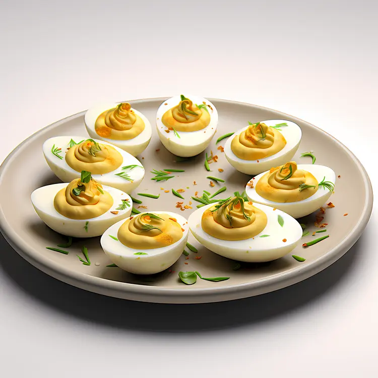 Plate of Deviled Eggs