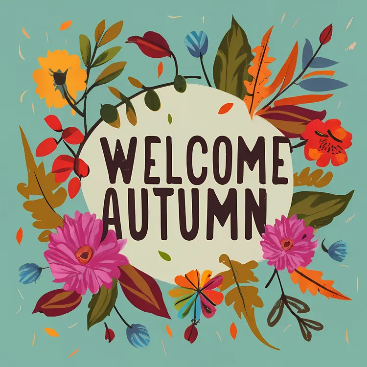 Welcome Autumn with Floral Design