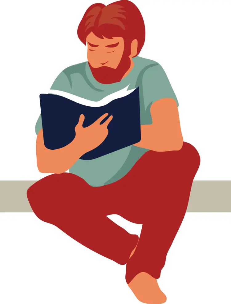 Person Reading a Book