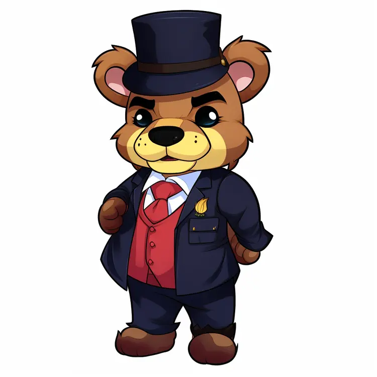 Fancy Bear in Formal Attire