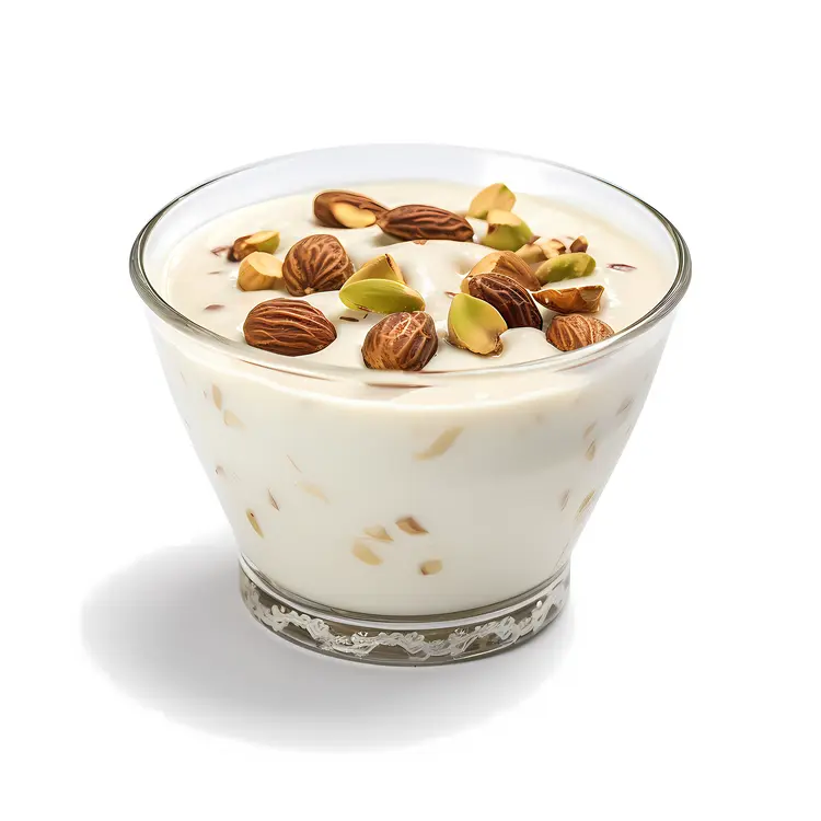 Glass of Yogurt with Nuts