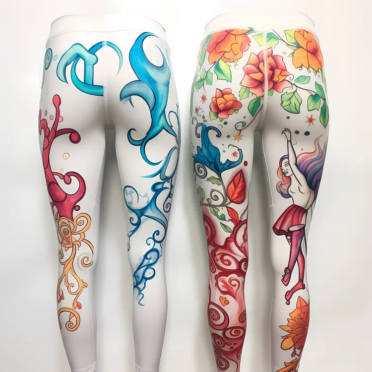 Colorful Artistic Leggings