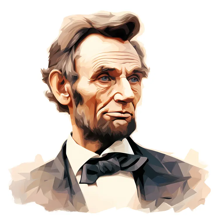 Historical Figure Portrait Illustration