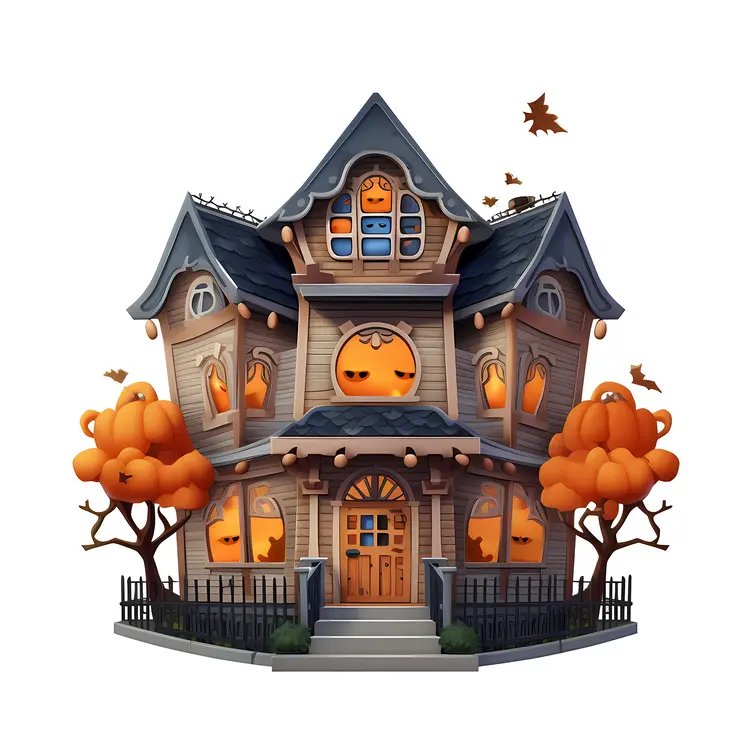 Spooky Haunted House for Halloween