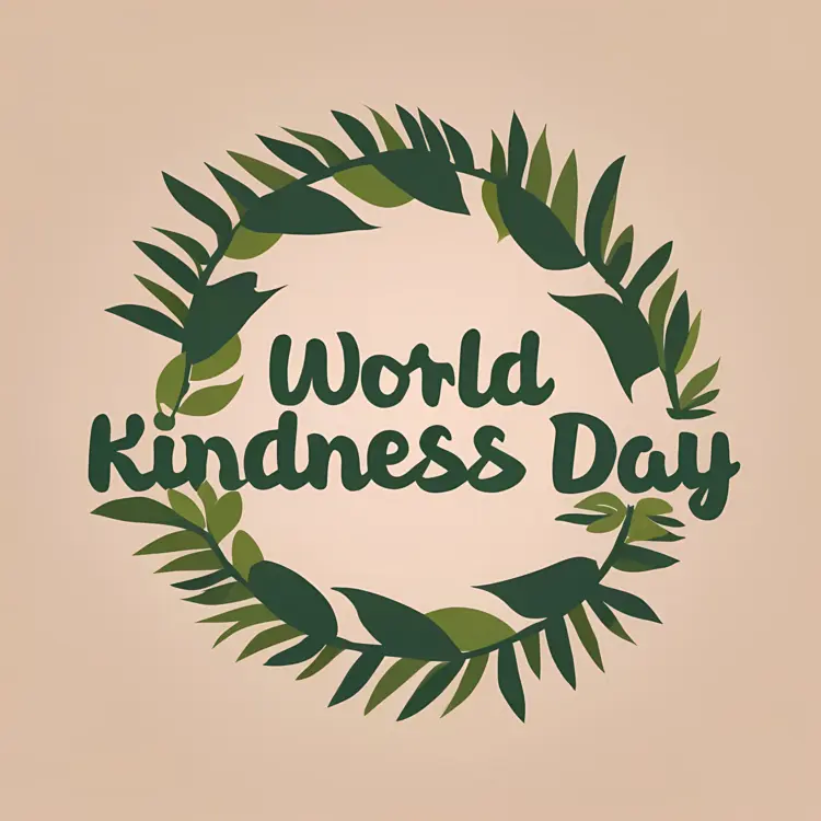 World Kindness Day Leafy Wreath