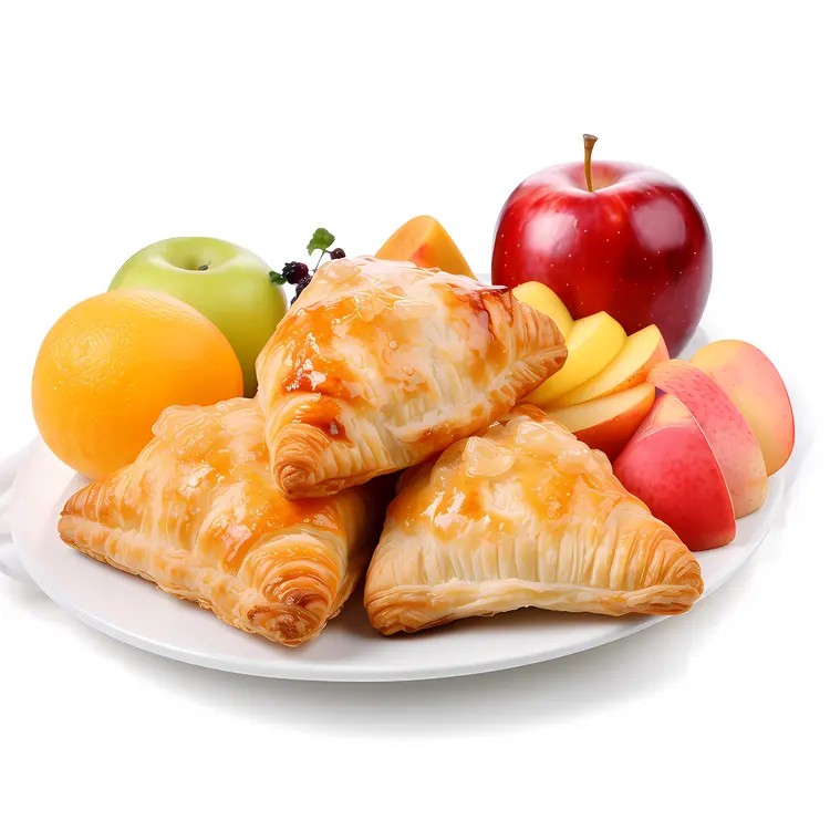 Delicious Pastries with Fresh Fruits