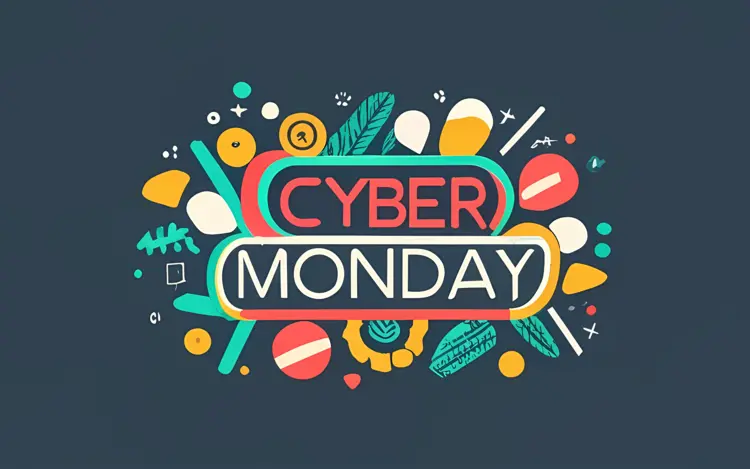 Cyber Monday Colorful Banner