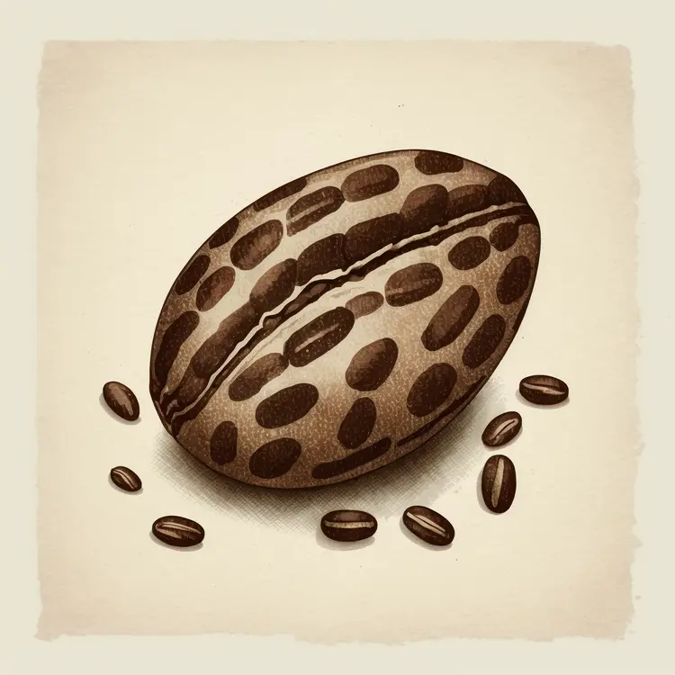 Detailed Illustration of a Coffee Bean
Detailed Illustration of a Coffee Bean