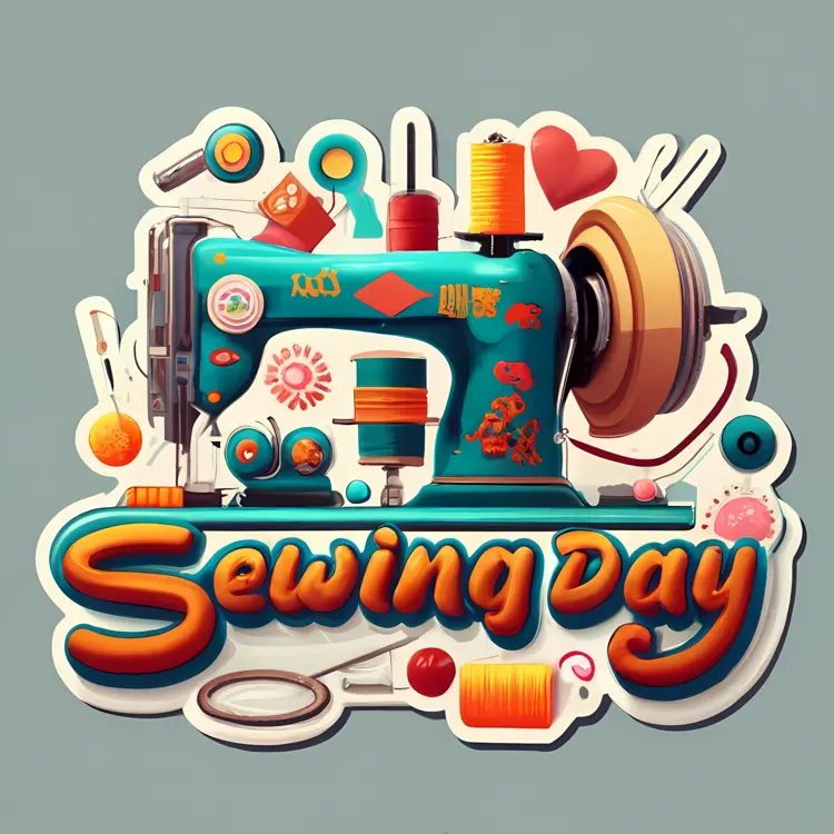 Vintage Sewing Machine for Sewing Day