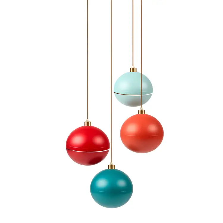 Colorful Christmas Ornaments