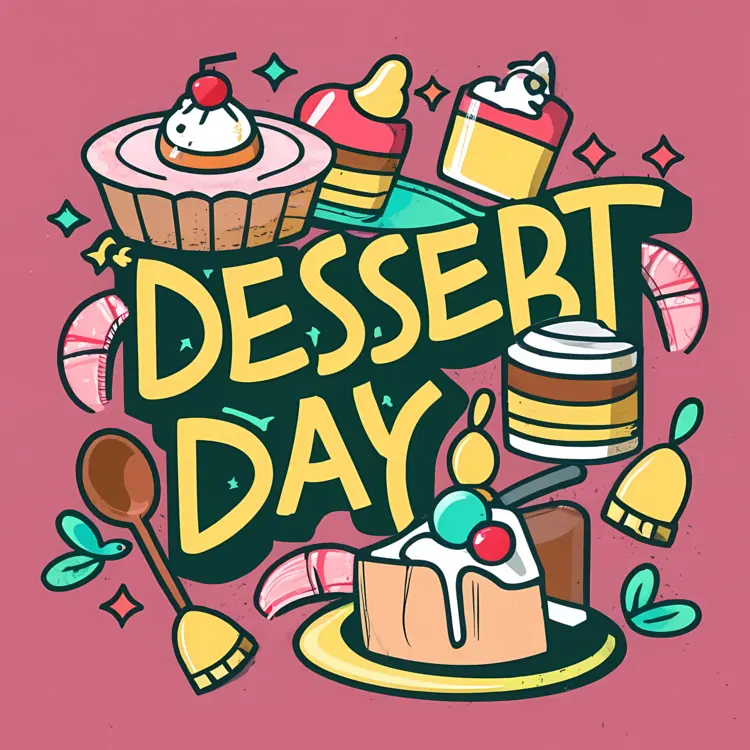 Dessert Day Celebration with Various Sweets