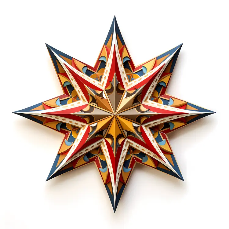 Colorful Star Ornament