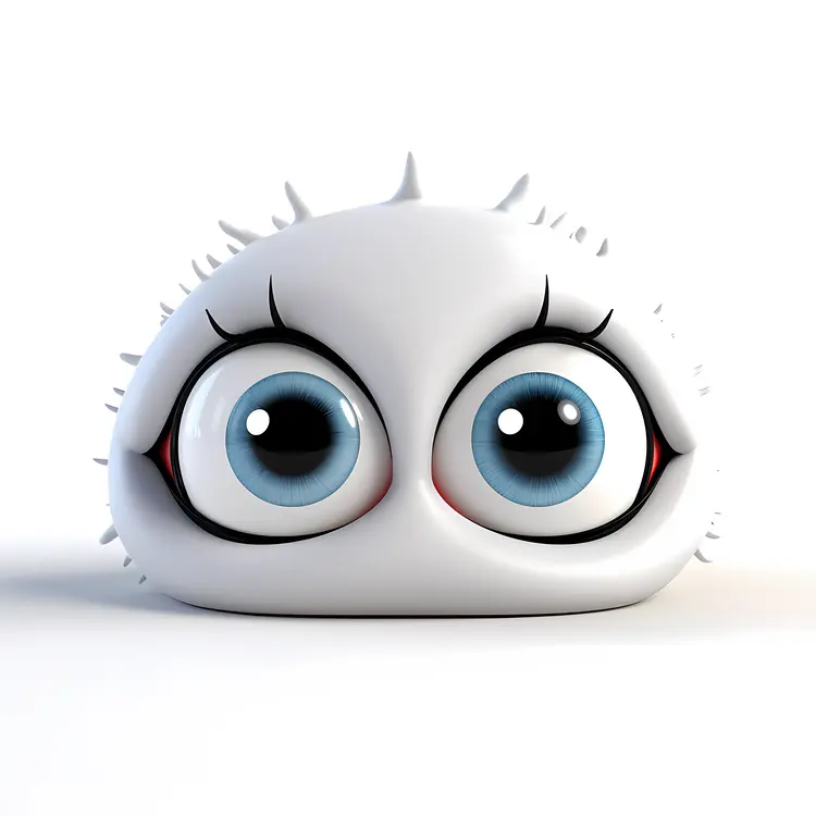 Cute Big Eyes Illustration