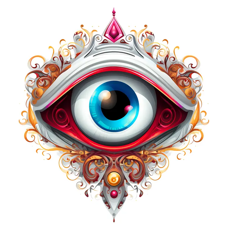 Ornamental Artistic Eye Design